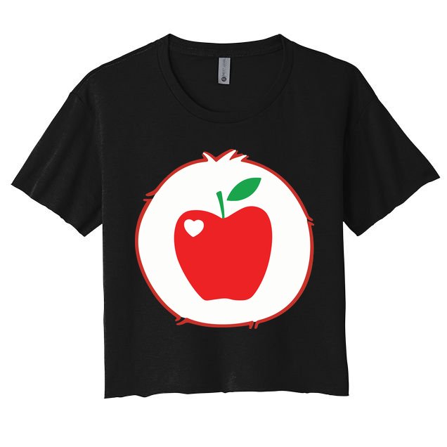 Smart Heart Bear Halloween Costume Crop Top
