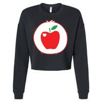 Smart Heart Bear Halloween Costume Cropped Pullover Crew