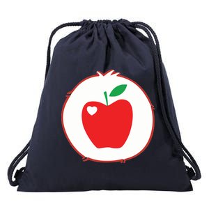 Smart Heart Bear Halloween Costume Drawstring Bag