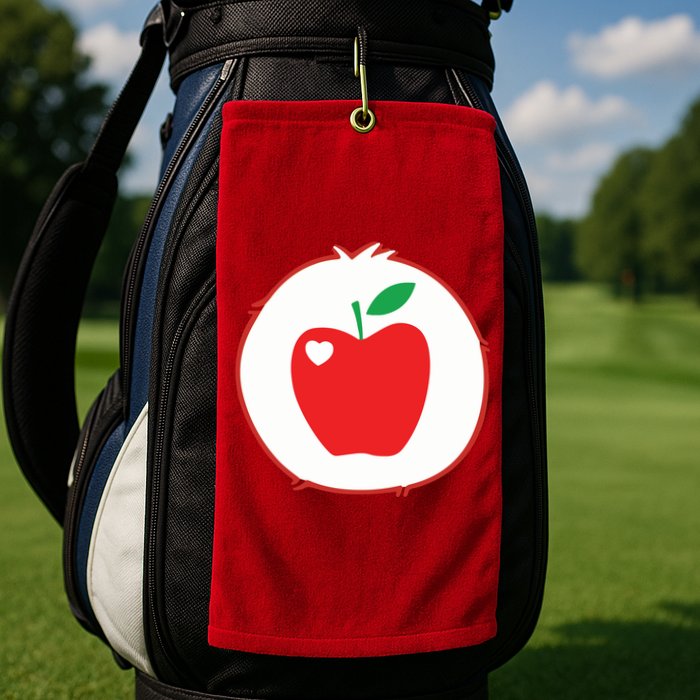 Smart Heart Bear Halloween Costume Golf Towel