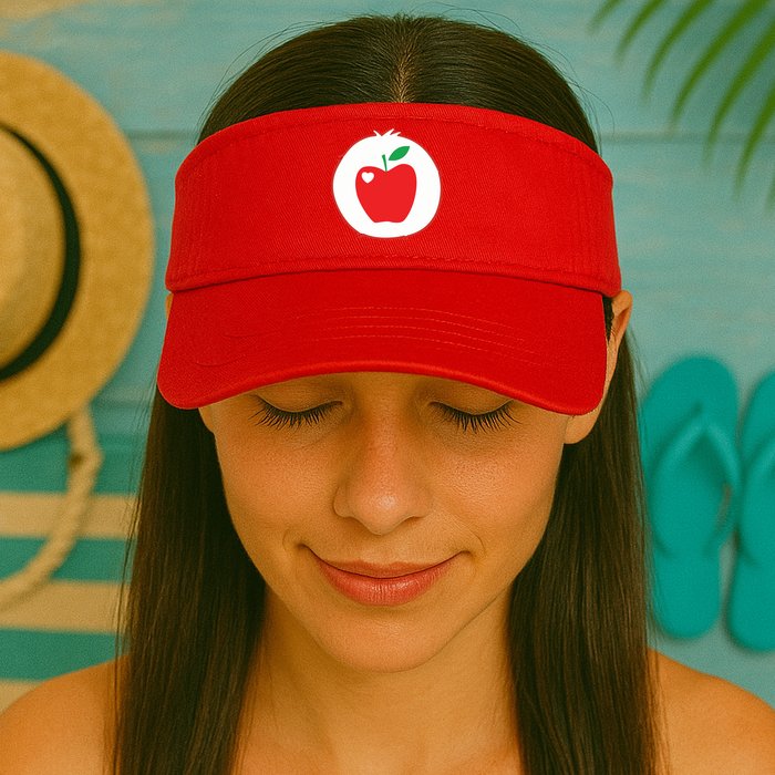 Smart Heart Bear Halloween Costume Visor