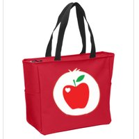 Smart Heart Bear Halloween Costume Zip Tote Bag