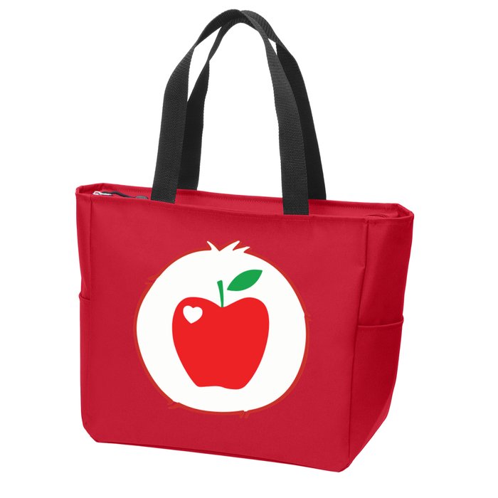 Smart Heart Bear Halloween Costume Zip Tote Bag