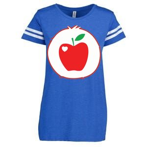 Smart Heart Bear Halloween Costume Enza Ladies Jersey Football T-Shirt