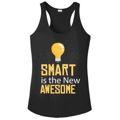Smart Is Awesome Ladies PosiCharge Competitor Racerback Tank