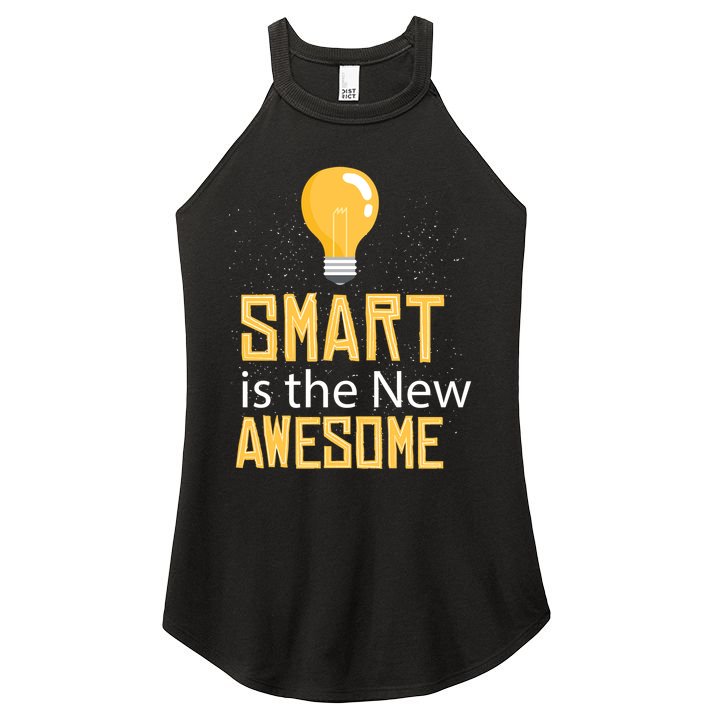 Smart Is Awesome Women's Perfect Tri Rocker Tank