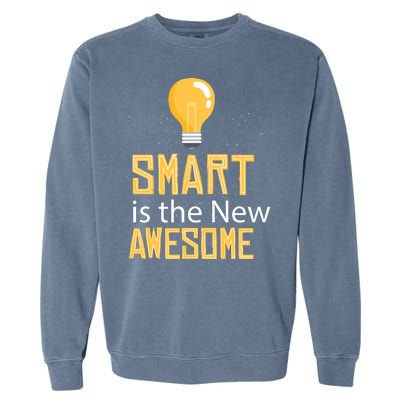 Smart Is Awesome Garment-Dyed Sweatshirt