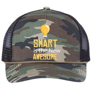 Smart Is Awesome Retro Rope Trucker Hat Cap