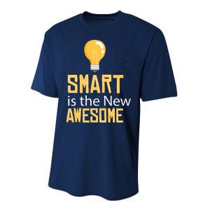 Smart Is Awesome Performance Sprint T-Shirt