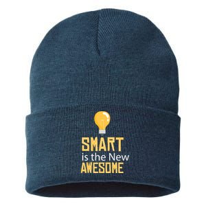 Smart Is Awesome Sustainable Knit Beanie