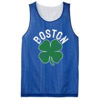 Shamrock Massachusetts Boston St Patricks Day Irish Green Gift Mesh Reversible Basketball Jersey Tank