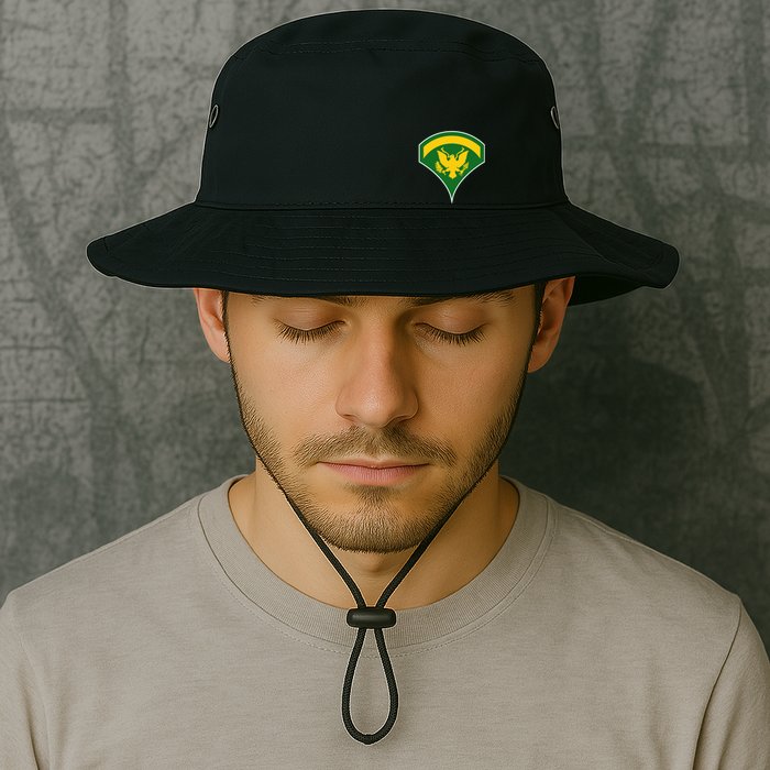 Specialist Military Badge Bucket Hat