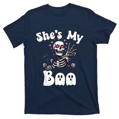 SheS My Boo Matching Halloween Pajama Couples HeS My Boo T-Shirt