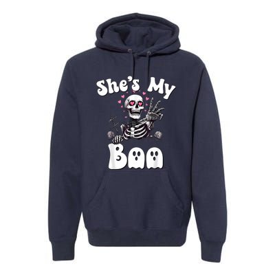 SheS My Boo Matching Halloween Pajama Couples HeS My Boo Premium Hoodie