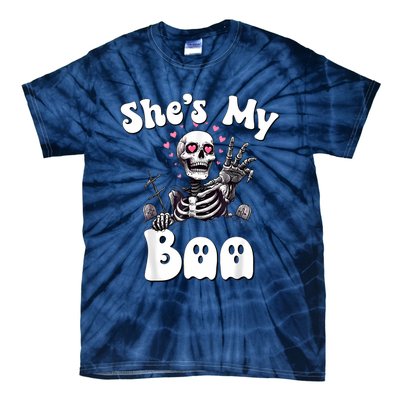 SheS My Boo Matching Halloween Pajama Couples HeS My Boo Tie-Dye T-Shirt