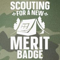 Scouting Merit Badge Wilderness Uniform Nature Scout Legacy Tie Dye Trucker Hat