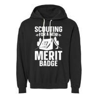 Scouting Merit Badge Wilderness Uniform Nature Scout Garment-Dyed Fleece Hoodie