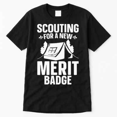 Scouting Merit Badge Wilderness Uniform Nature Scout Tall T-Shirt