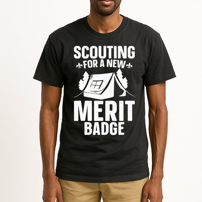 Scouting Merit Badge Wilderness Uniform Nature Scout Tall T-Shirt