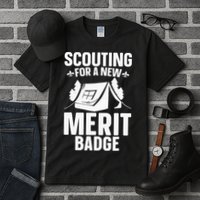 Scouting Merit Badge Wilderness Uniform Nature Scout Tall T-Shirt