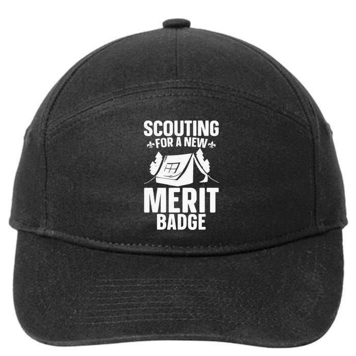 Scouting Merit Badge Wilderness Uniform Nature Scout 7-Panel Snapback Hat