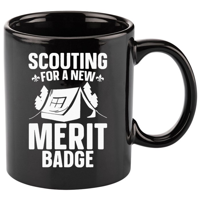 Scouting Merit Badge Wilderness Uniform Nature Scout 11oz C Handle Ceramic Mug
