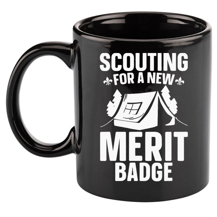 Scouting Merit Badge Wilderness Uniform Nature Scout 11oz C Handle Ceramic Mug