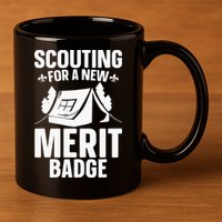 Scouting Merit Badge Wilderness Uniform Nature Scout 11oz C Handle Ceramic Mug