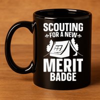 Scouting Merit Badge Wilderness Uniform Nature Scout 11oz C Handle Ceramic Mug