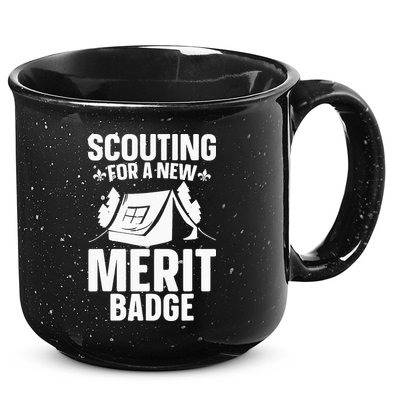 Scouting Merit Badge Wilderness Uniform Nature Scout 15oz Campfire Ceramic Mug