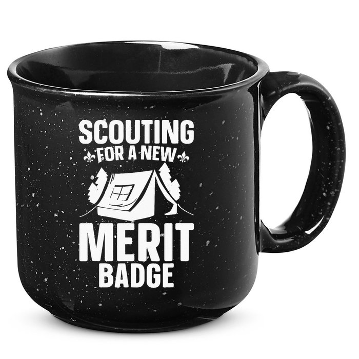 Scouting Merit Badge Wilderness Uniform Nature Scout 15oz Campfire Ceramic Mug
