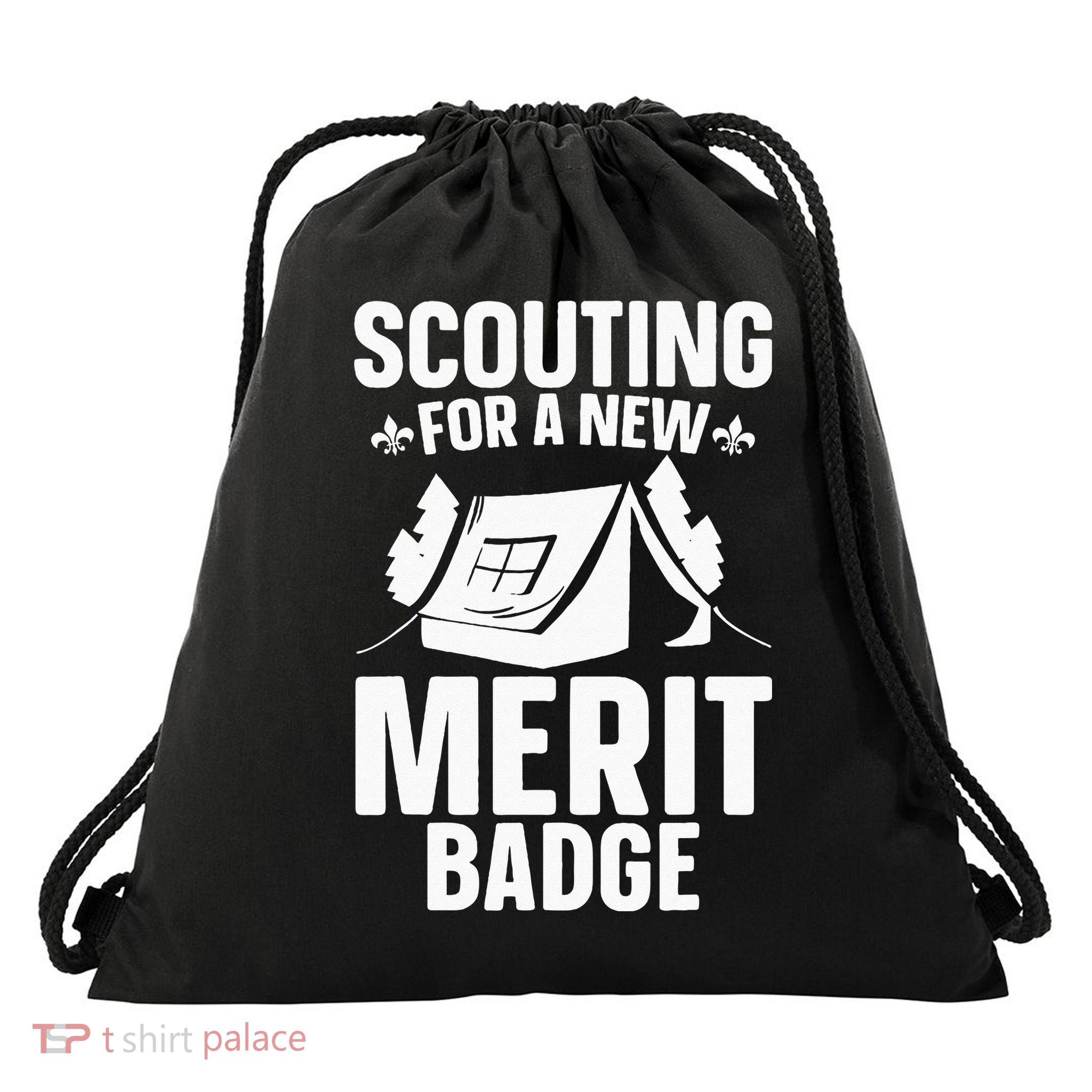 Scouting Merit Badge Wilderness Uniform Nature Scout Drawstring Bag
