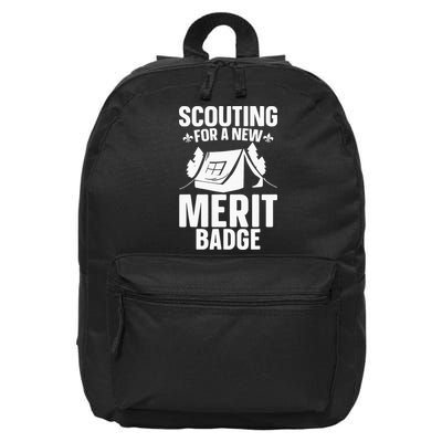Scouting Merit Badge Wilderness Uniform Nature Scout 16 in Basic Backpack