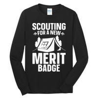 Scouting Merit Badge Wilderness Uniform Nature Scout Tall Long Sleeve T-Shirt
