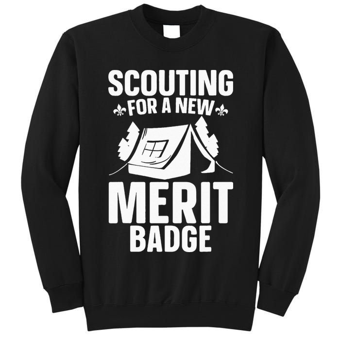 Scouting Merit Badge Wilderness Uniform Nature Scout Tall Sweatshirt