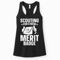 Scouting Merit Badge Wilderness Uniform Nature Scout Womens Tank Top