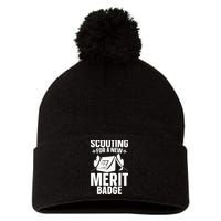 Scouting Merit Badge Wilderness Uniform Nature Scout Pom Pom 12in Knit Beanie