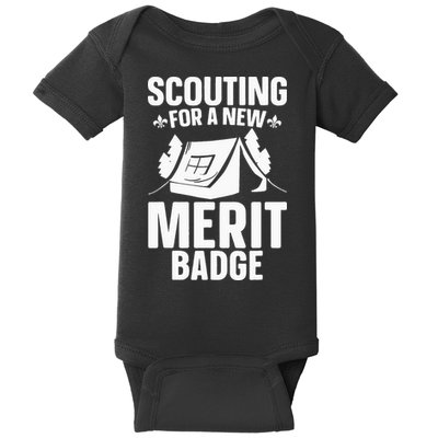 Scouting Merit Badge Wilderness Uniform Nature Scout Baby Bodysuit
