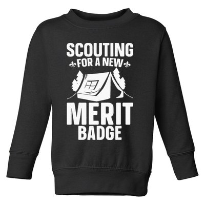 Scouting Merit Badge Wilderness Uniform Nature Scout Toddler Sweatshirt