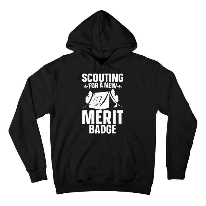 Scouting Merit Badge Wilderness Uniform Nature Scout Tall Hoodie