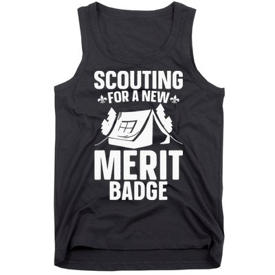 Scouting Merit Badge Wilderness Uniform Nature Scout Tank Top