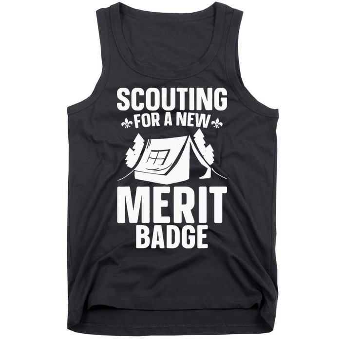 Scouting Merit Badge Wilderness Uniform Nature Scout Tank Top