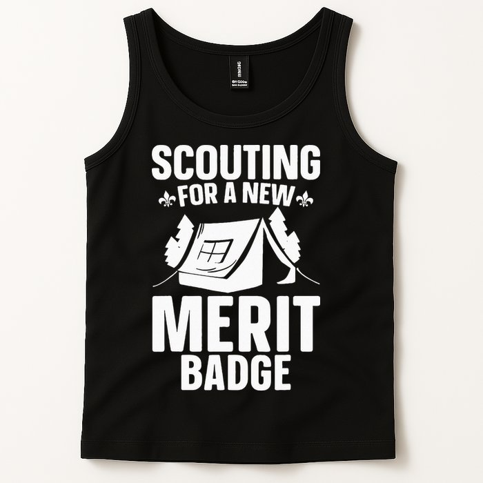 Scouting Merit Badge Wilderness Uniform Nature Scout Tank Top