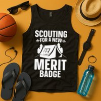 Scouting Merit Badge Wilderness Uniform Nature Scout Tank Top