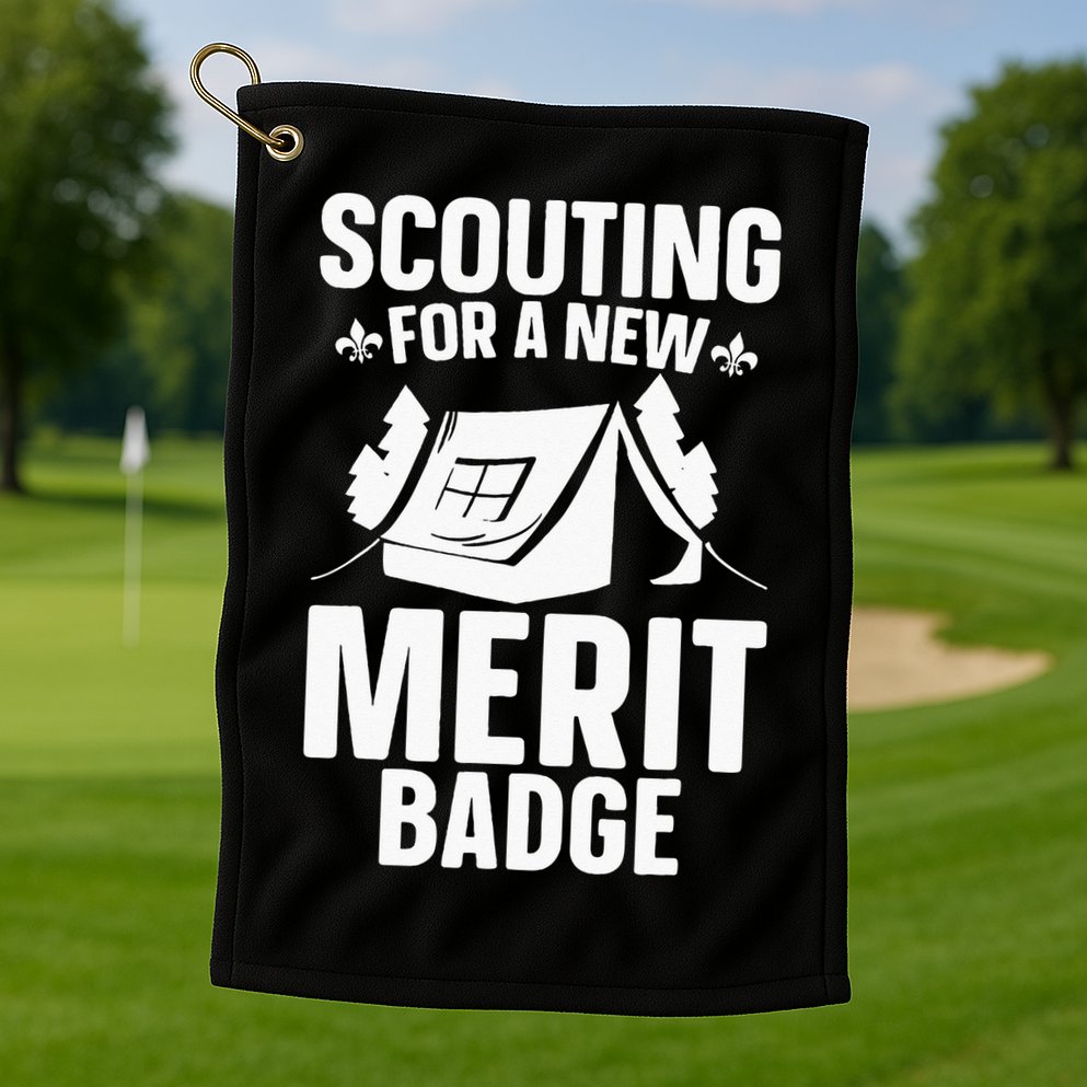 Scouting Merit Badge Wilderness Uniform Nature Scout Golf Towel