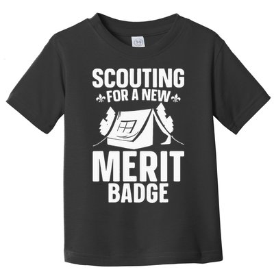 Scouting Merit Badge Wilderness Uniform Nature Scout Toddler T-Shirt