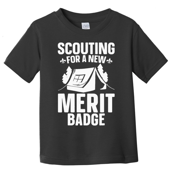 Scouting Merit Badge Wilderness Uniform Nature Scout Toddler T-Shirt