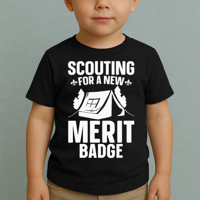 Scouting Merit Badge Wilderness Uniform Nature Scout Toddler T-Shirt