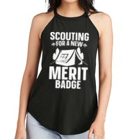 Scouting Merit Badge Wilderness Uniform Nature Scout Women's Perfect Tri Rocker Tank
