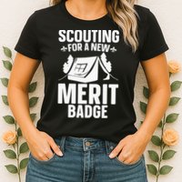 Scouting Merit Badge Wilderness Uniform Nature Scout Womens T-Shirt